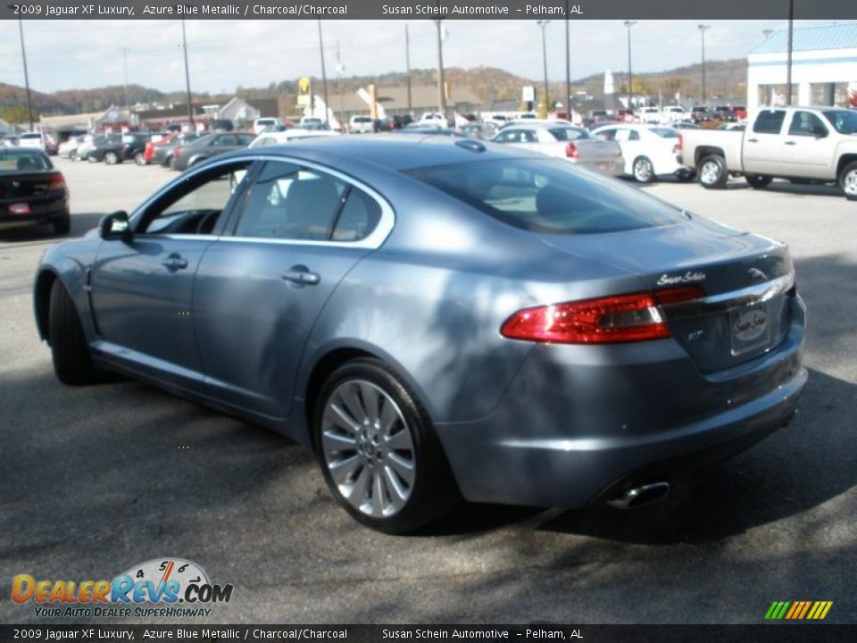 Azure Blue Metallic 2009 Jaguar XF Luxury Photo #5