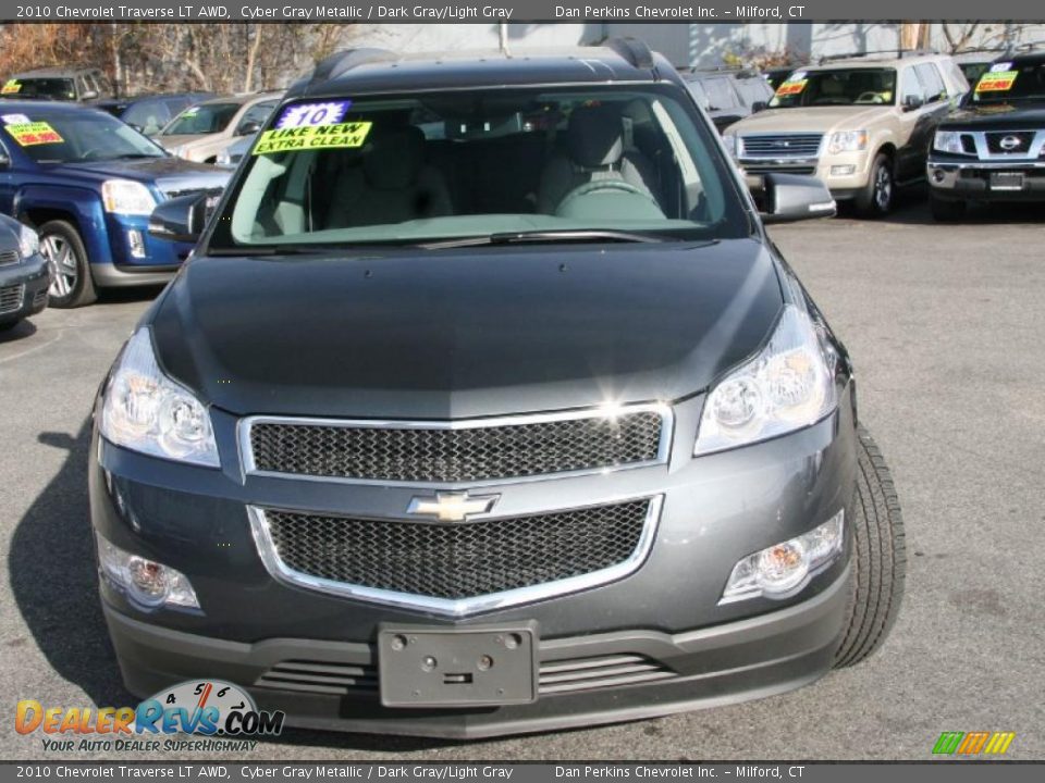 2010 Chevrolet Traverse LT AWD Cyber Gray Metallic / Dark Gray/Light Gray Photo #2