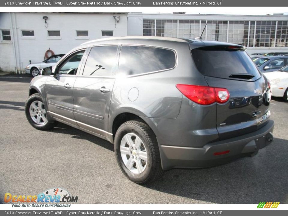 2010 Chevrolet Traverse LT AWD Cyber Gray Metallic / Dark Gray/Light Gray Photo #8