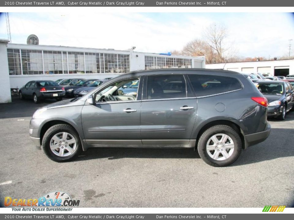 2010 Chevrolet Traverse LT AWD Cyber Gray Metallic / Dark Gray/Light Gray Photo #9