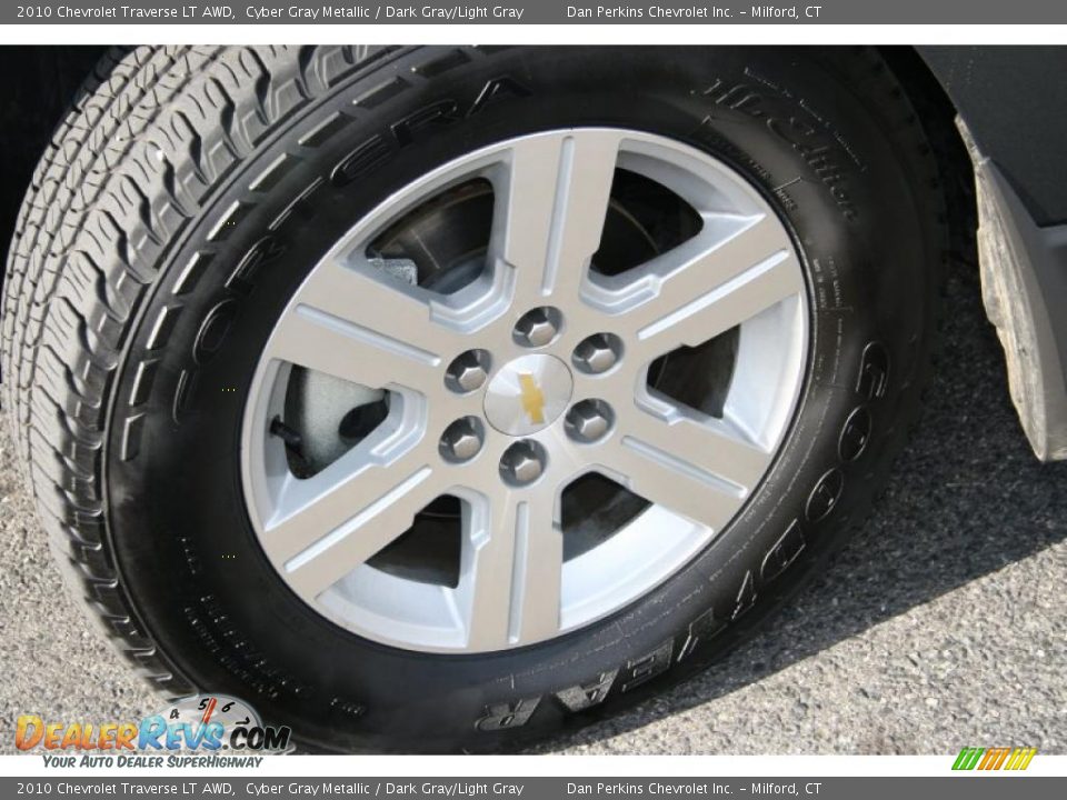 2010 Chevrolet Traverse LT AWD Cyber Gray Metallic / Dark Gray/Light Gray Photo #17