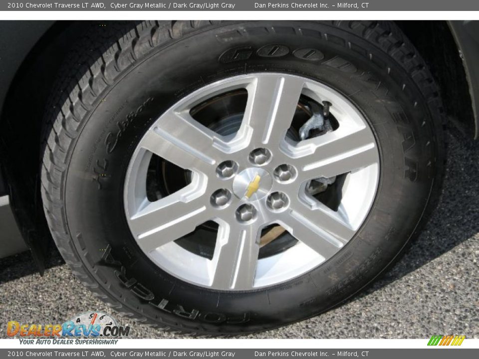 2010 Chevrolet Traverse LT AWD Cyber Gray Metallic / Dark Gray/Light Gray Photo #18