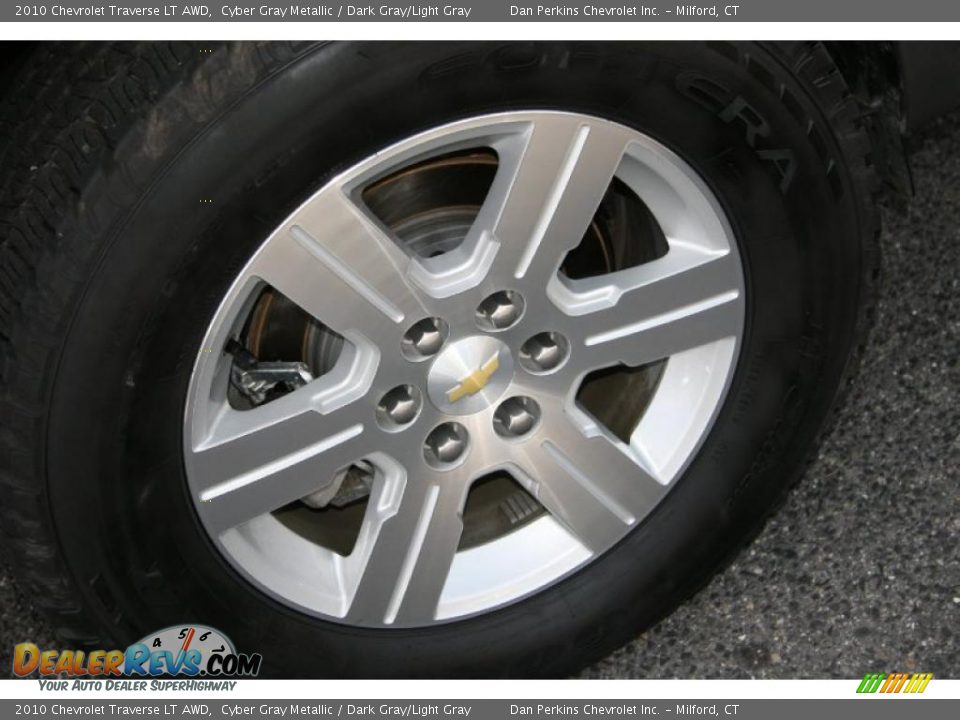 2010 Chevrolet Traverse LT AWD Cyber Gray Metallic / Dark Gray/Light Gray Photo #19