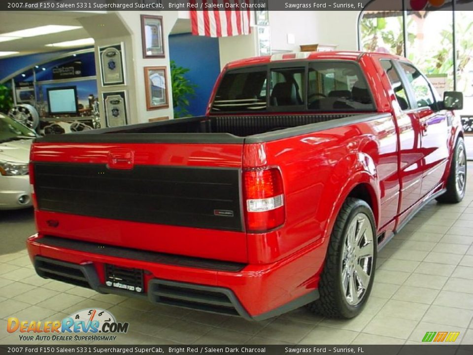 Bright Red 2007 Ford F150 Saleen S331 Supercharged SuperCab Photo #5