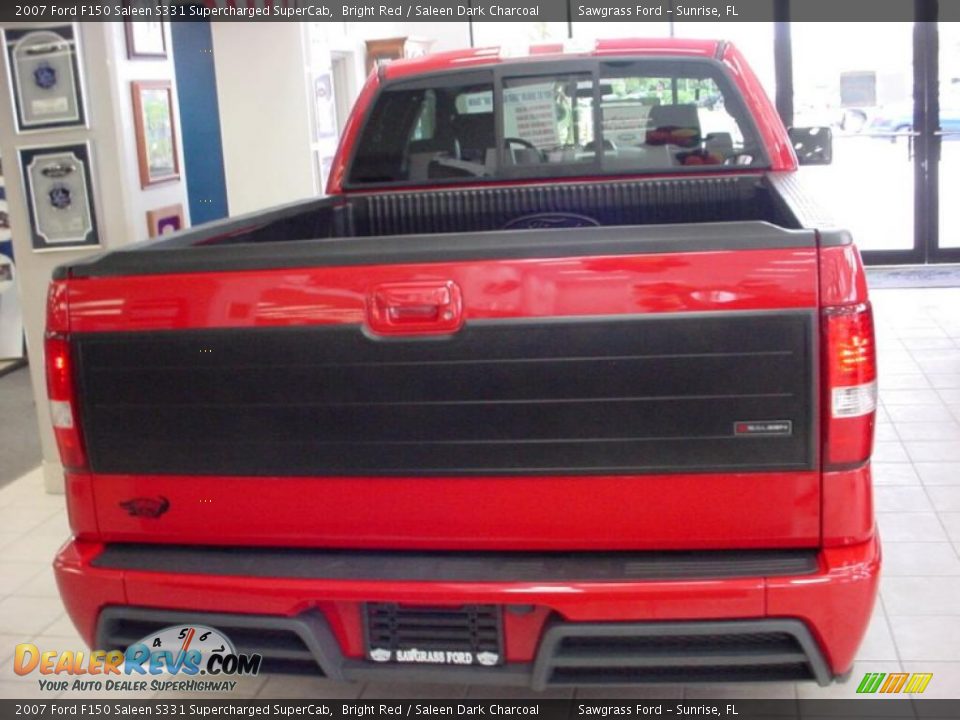 Bright Red 2007 Ford F150 Saleen S331 Supercharged SuperCab Photo #6