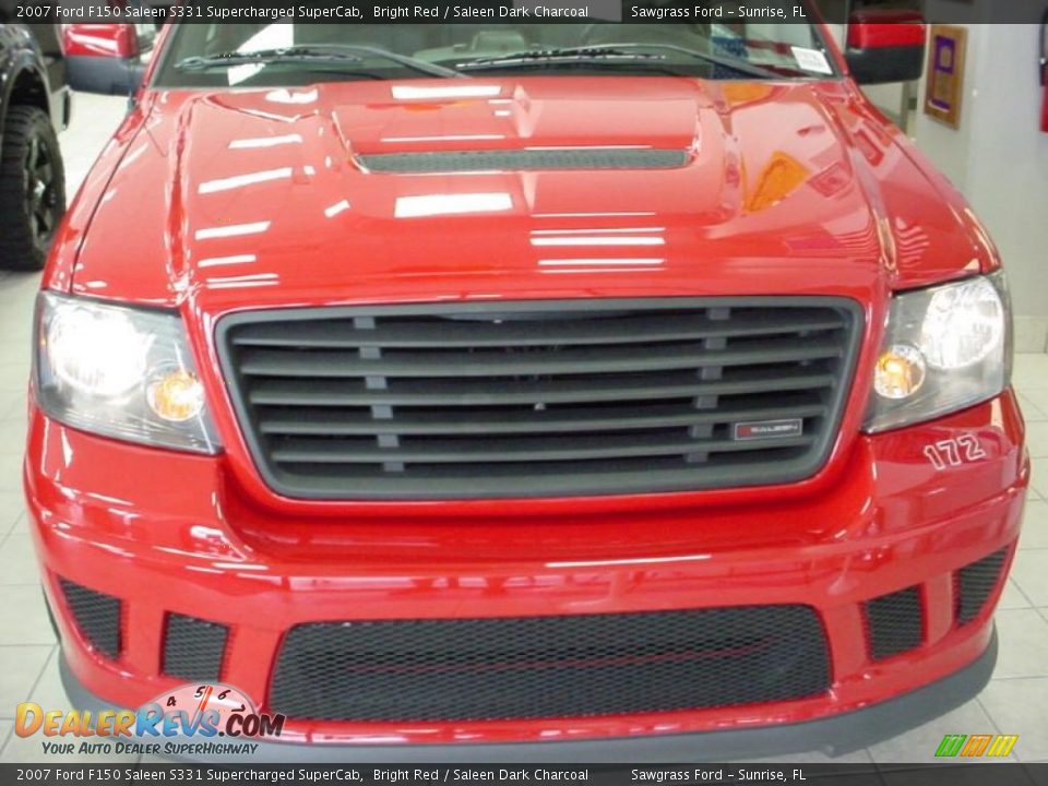 Bright Red 2007 Ford F150 Saleen S331 Supercharged SuperCab Photo #13