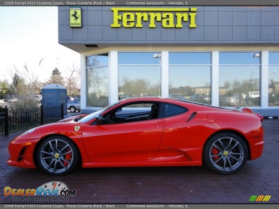 2008 Ferrari F430 Scuderia Coupe Rosso Scuderia (Red) / Black Photo #1