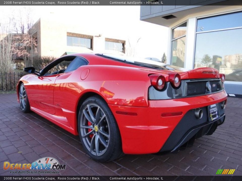 2008 Ferrari F430 Scuderia Coupe Rosso Scuderia (Red) / Black Photo #2