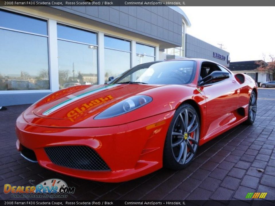 Front 3/4 View of 2008 Ferrari F430 Scuderia Coupe Photo #3