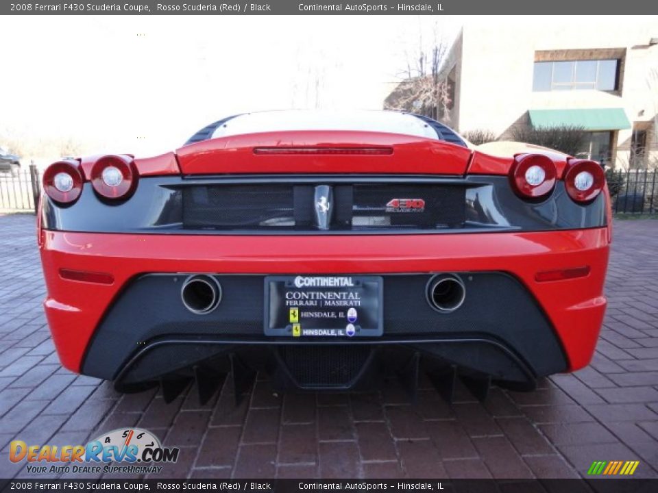 2008 Ferrari F430 Scuderia Coupe Rosso Scuderia (Red) / Black Photo #9