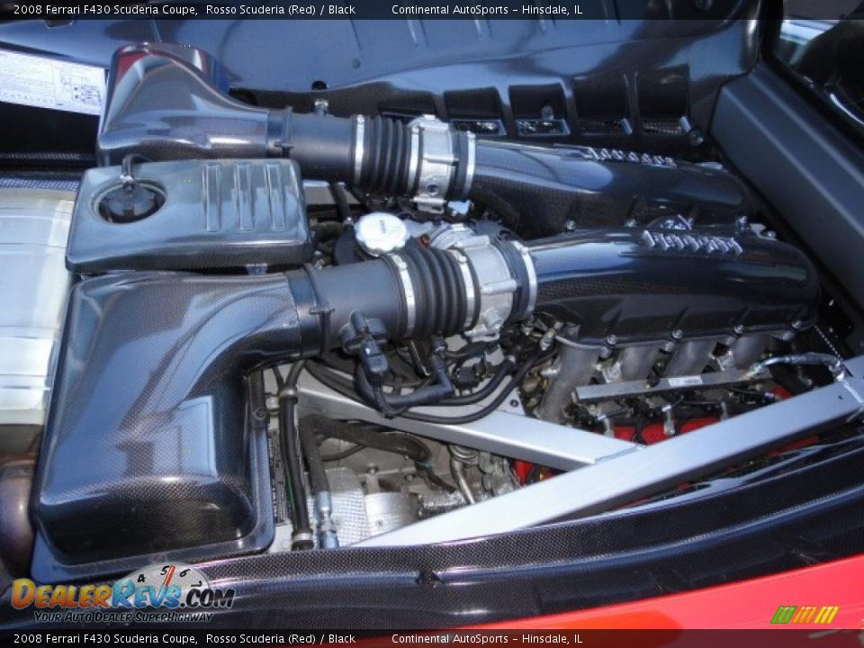 2008 Ferrari F430 Scuderia Coupe 4.3 Liter DOHC 32-Valve VVT V8 Engine Photo #12