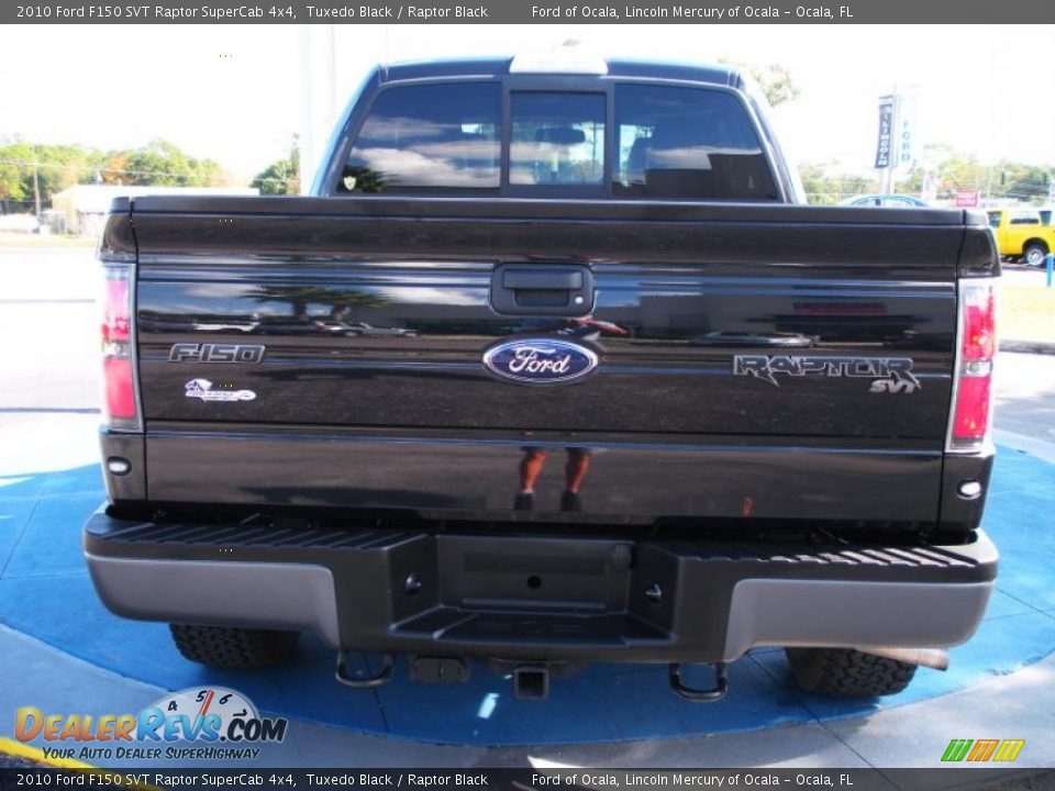 2010 Ford F150 SVT Raptor SuperCab 4x4 Tuxedo Black / Raptor Black Photo #4