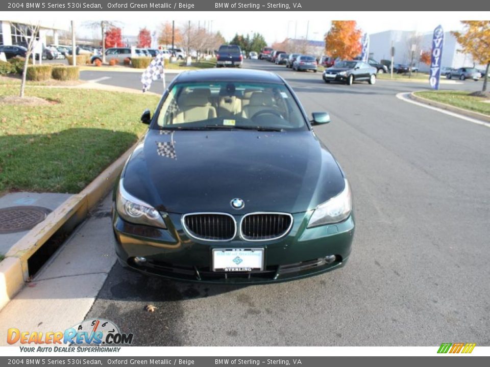 2004 BMW 5 Series 530i Sedan Oxford Green Metallic / Beige Photo #1