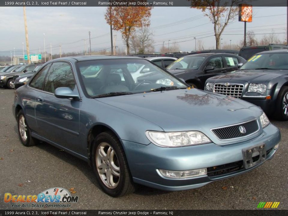 1999 Acura CL 2.3 Iced Teal Pearl / Charcoal Photo #3