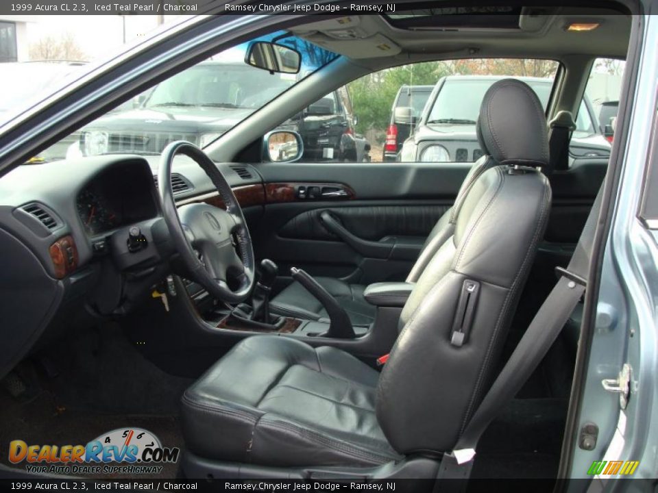 Charcoal Interior - 1999 Acura CL 2.3 Photo #9