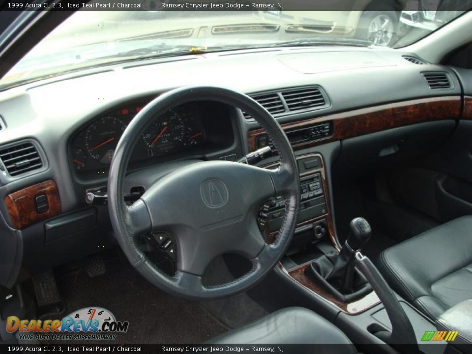 Charcoal Interior - 1999 Acura CL 2.3 Photo #12