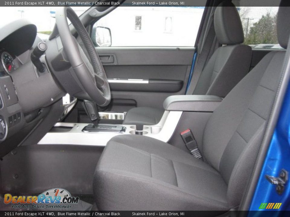 2011 Ford Escape XLT 4WD Blue Flame Metallic / Charcoal Black Photo #5
