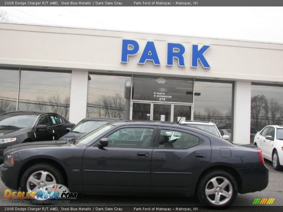 2008 Dodge Charger R/T AWD Steel Blue Metallic / Dark Slate Gray Photo #24