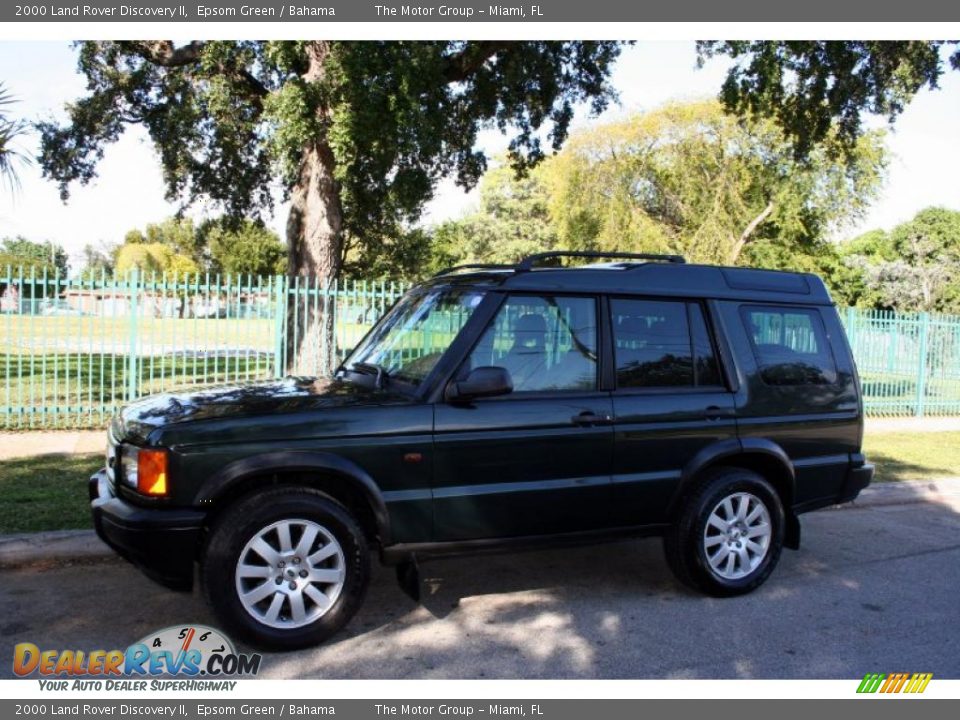 2000 Land Rover Discovery II Epsom Green / Bahama Photo #2