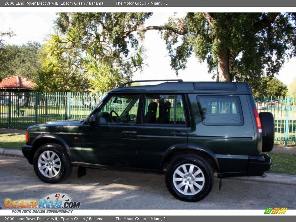 2000 Land Rover Discovery II Epsom Green / Bahama Photo #3