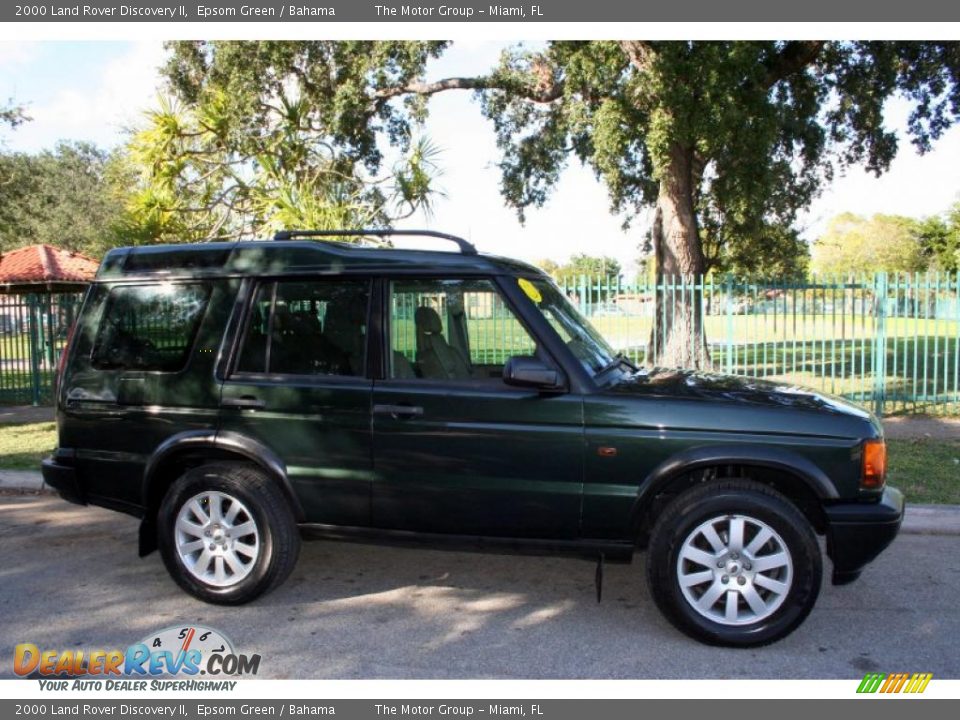2000 Land Rover Discovery II Epsom Green / Bahama Photo #9
