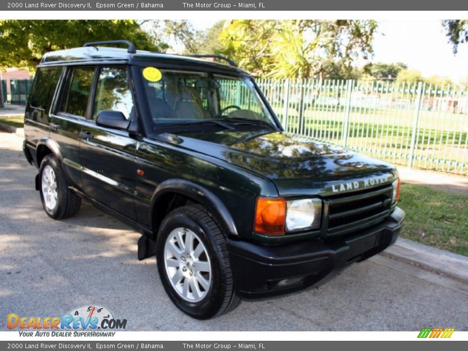 2000 Land Rover Discovery II Epsom Green / Bahama Photo #11