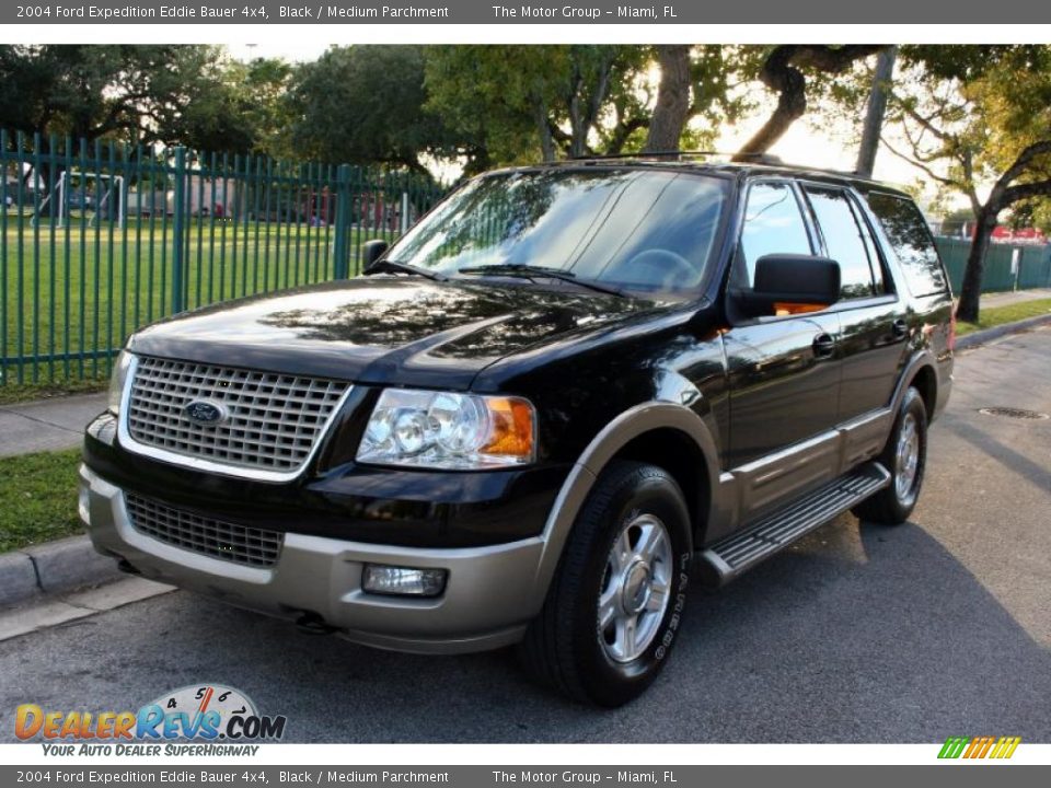2004 Ford Expedition Eddie Bauer 4x4 Black / Medium Parchment Photo #1