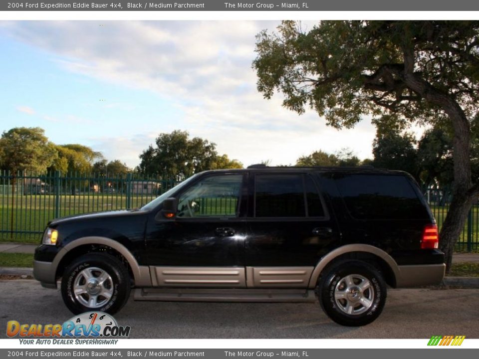 2004 Ford Expedition Eddie Bauer 4x4 Black / Medium Parchment Photo #3