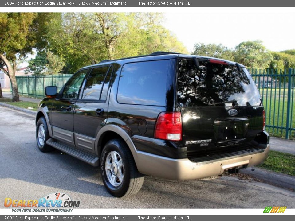 2004 Ford Expedition Eddie Bauer 4x4 Black / Medium Parchment Photo #6