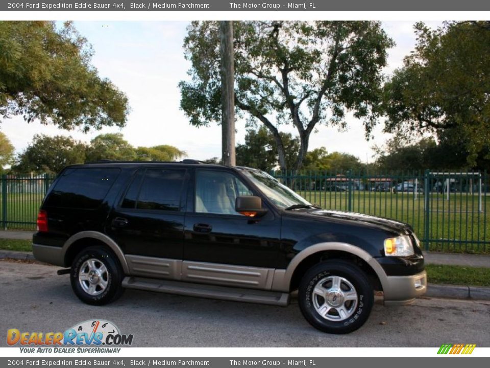 2004 Ford Expedition Eddie Bauer 4x4 Black / Medium Parchment Photo #10