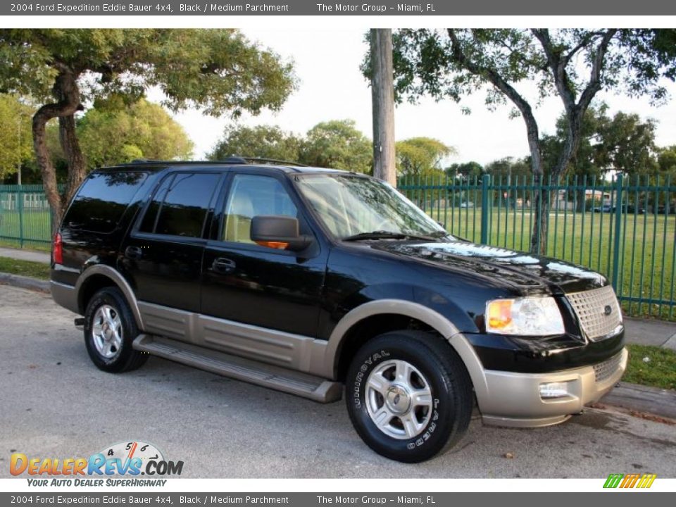 2004 Ford Expedition Eddie Bauer 4x4 Black / Medium Parchment Photo #11