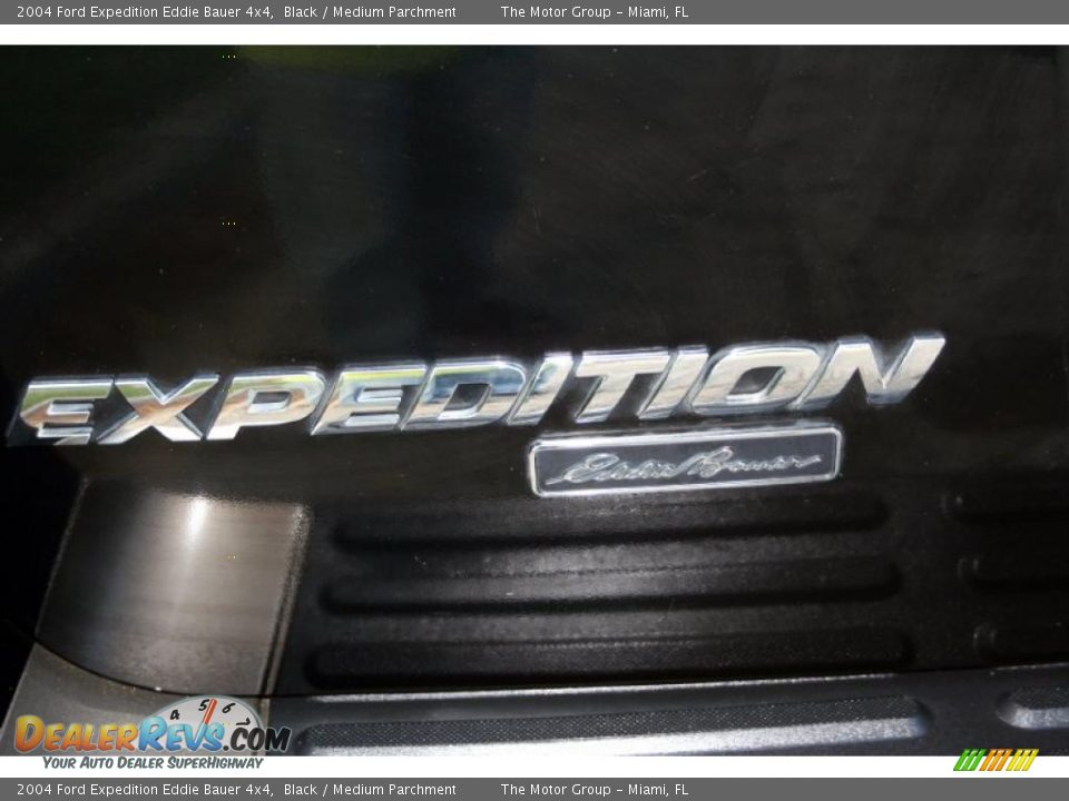 2004 Ford Expedition Eddie Bauer 4x4 Black / Medium Parchment Photo #34