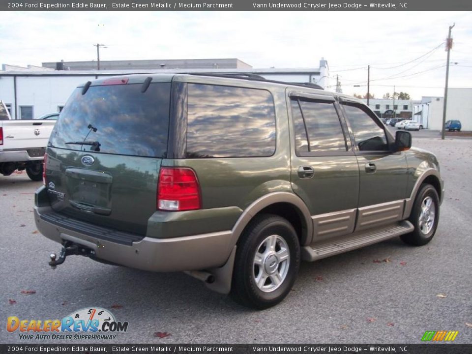 2004 Ford Expedition Eddie Bauer Estate Green Metallic / Medium Parchment Photo #4