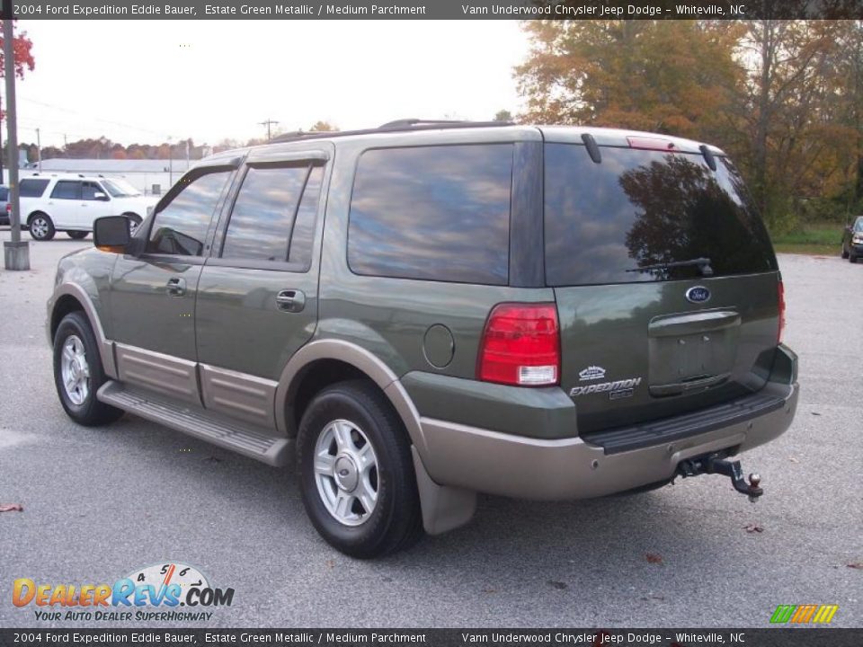 2004 Ford Expedition Eddie Bauer Estate Green Metallic / Medium Parchment Photo #5