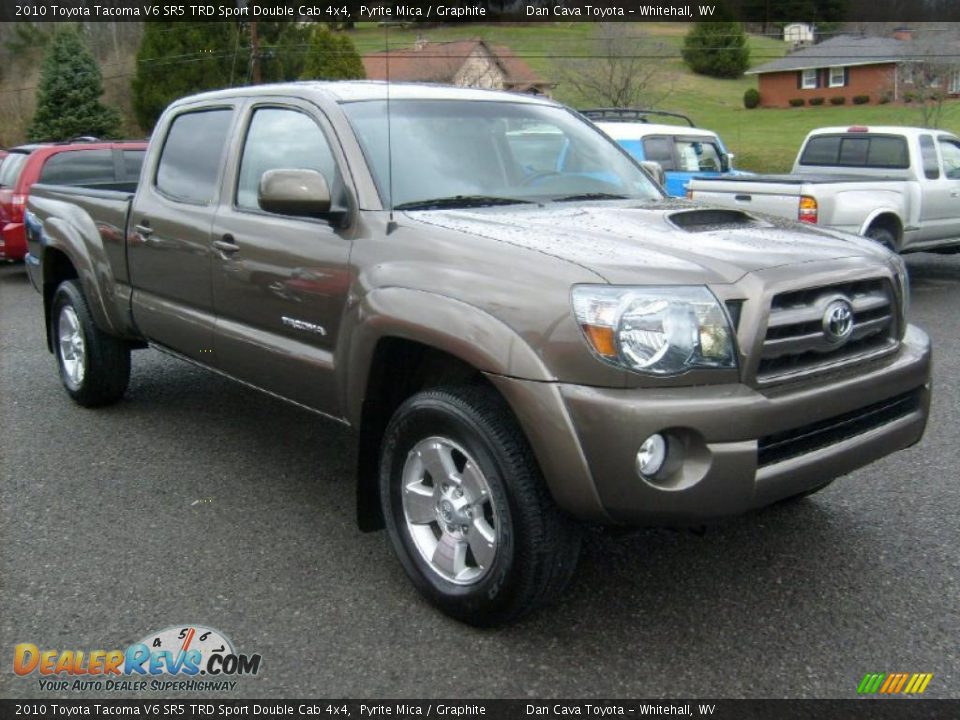 2010 Toyota Tacoma V6 SR5 TRD Sport Double Cab 4x4 Pyrite Mica / Graphite Photo #1