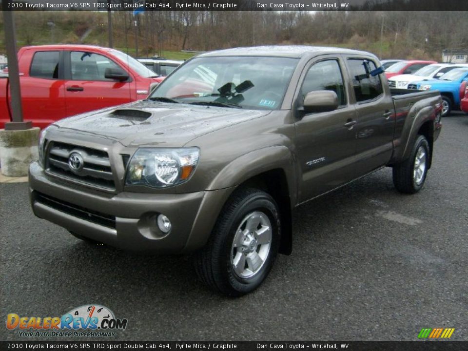 2010 Toyota Tacoma V6 SR5 TRD Sport Double Cab 4x4 Pyrite Mica / Graphite Photo #3