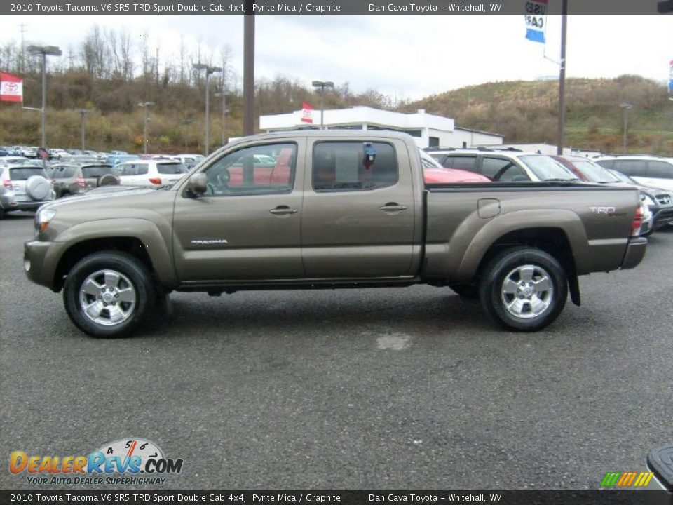 2010 Toyota Tacoma V6 SR5 TRD Sport Double Cab 4x4 Pyrite Mica / Graphite Photo #4