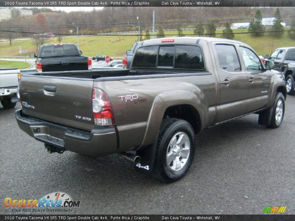 2010 Toyota Tacoma V6 SR5 TRD Sport Double Cab 4x4 Pyrite Mica / Graphite Photo #7