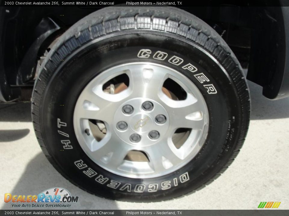 2003 Chevrolet Avalanche Z66 Wheel Photo #13