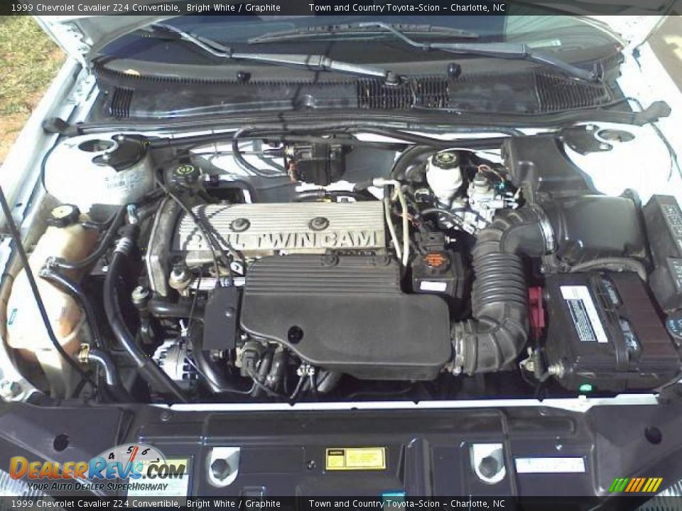 1999 Chevrolet Cavalier Z24 Convertible 2.4 Liter DOHC 16-Valve 4 Cylinder Engine Photo #19