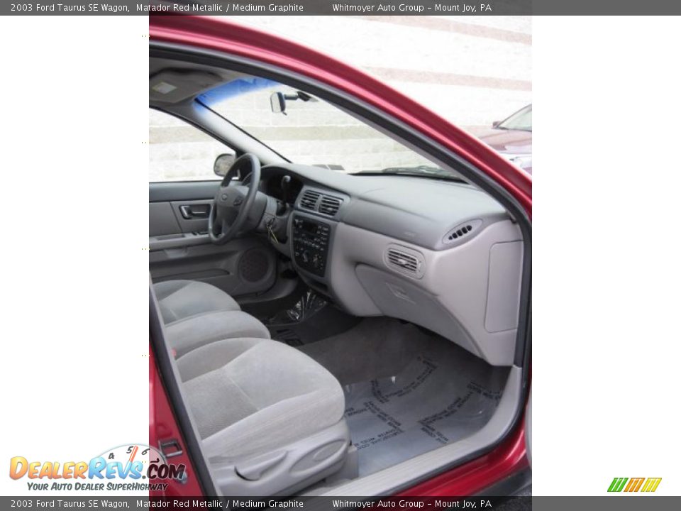 Medium Graphite Interior - 2003 Ford Taurus SE Wagon Photo #5