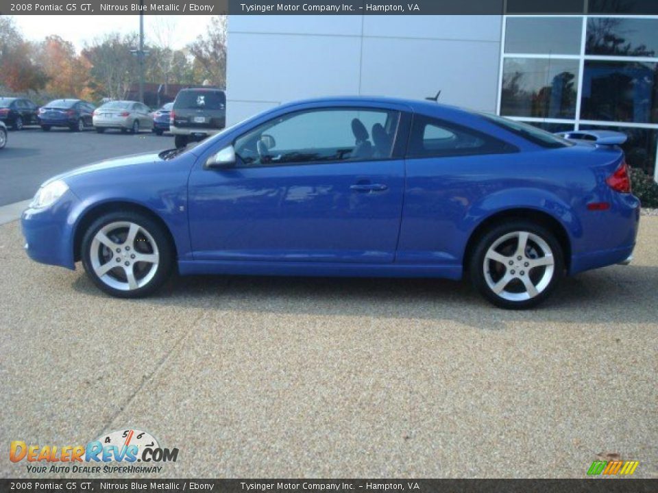 2008 Pontiac G5 GT Nitrous Blue Metallic / Ebony Photo #3