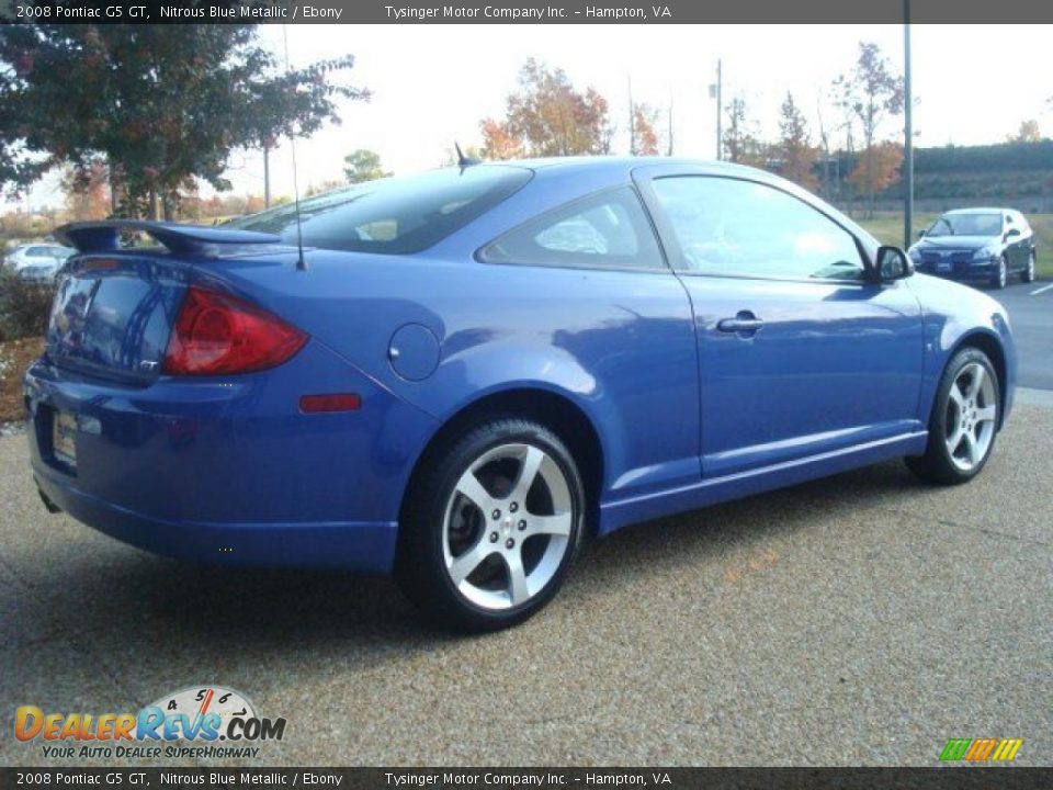 2008 Pontiac G5 GT Nitrous Blue Metallic / Ebony Photo #5