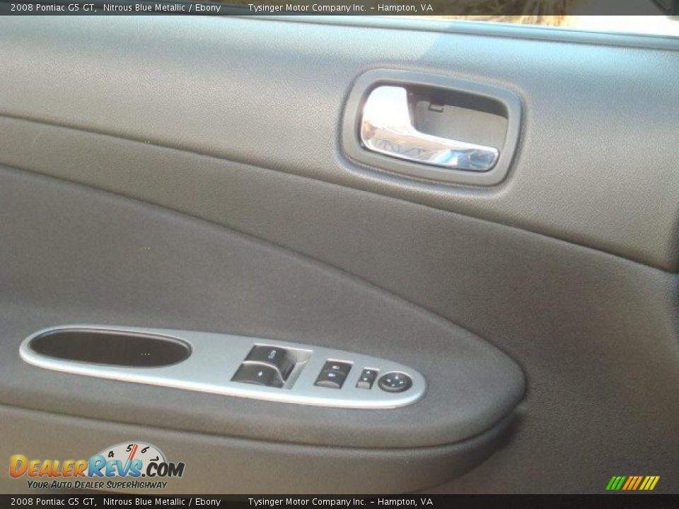 2008 Pontiac G5 GT Nitrous Blue Metallic / Ebony Photo #12