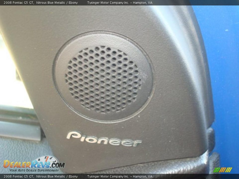2008 Pontiac G5 GT Nitrous Blue Metallic / Ebony Photo #13