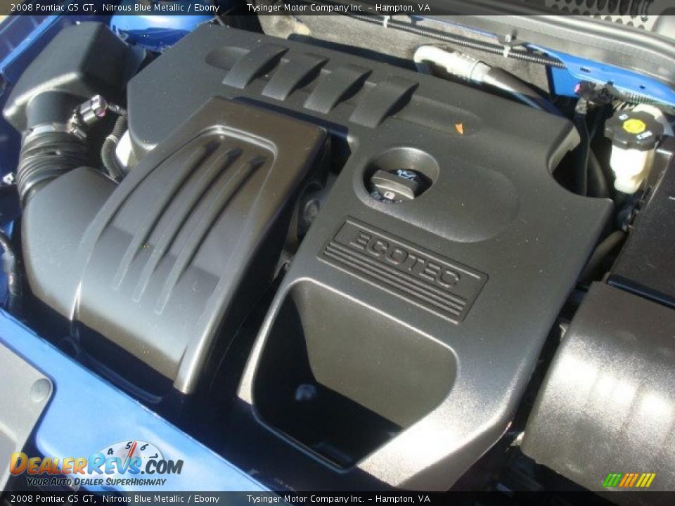 2008 Pontiac G5 GT 2.4L DOHC 16V VVT ECOTEC 4 Cylinder Engine Photo #20