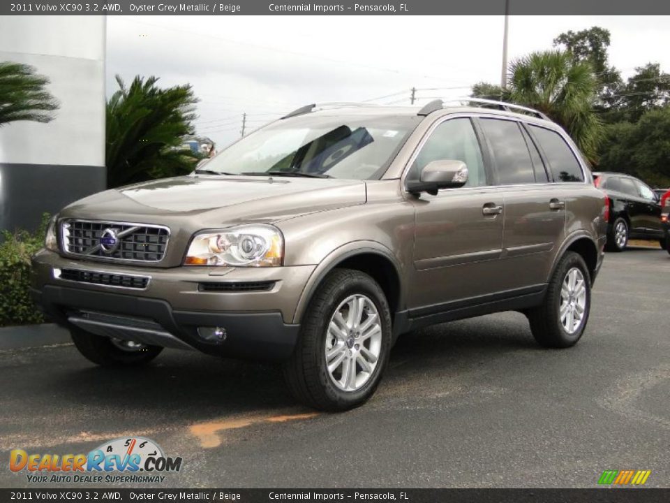 2011 Volvo XC90 3.2 AWD Oyster Grey Metallic / Beige Photo #1