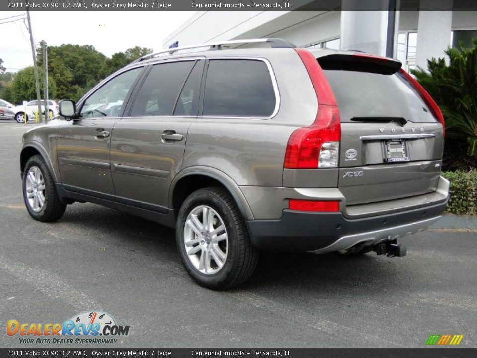 2011 Volvo XC90 3.2 AWD Oyster Grey Metallic / Beige Photo #3