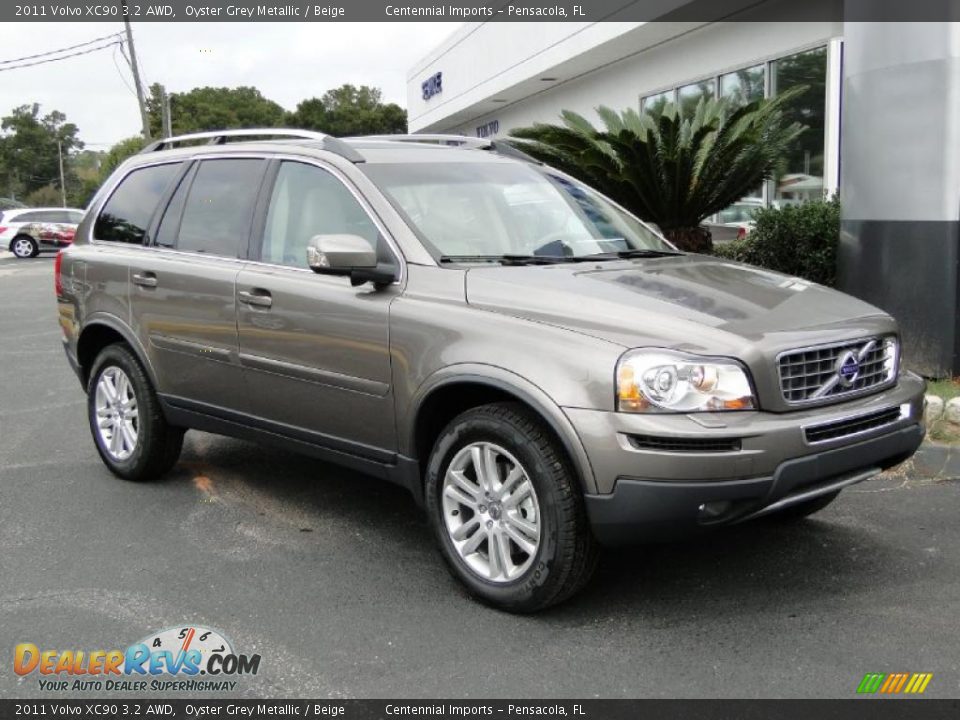 2011 Volvo XC90 3.2 AWD Oyster Grey Metallic / Beige Photo #4