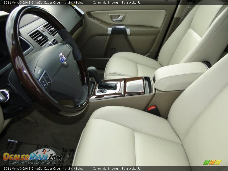 Beige Interior - 2011 Volvo XC90 3.2 AWD Photo #18